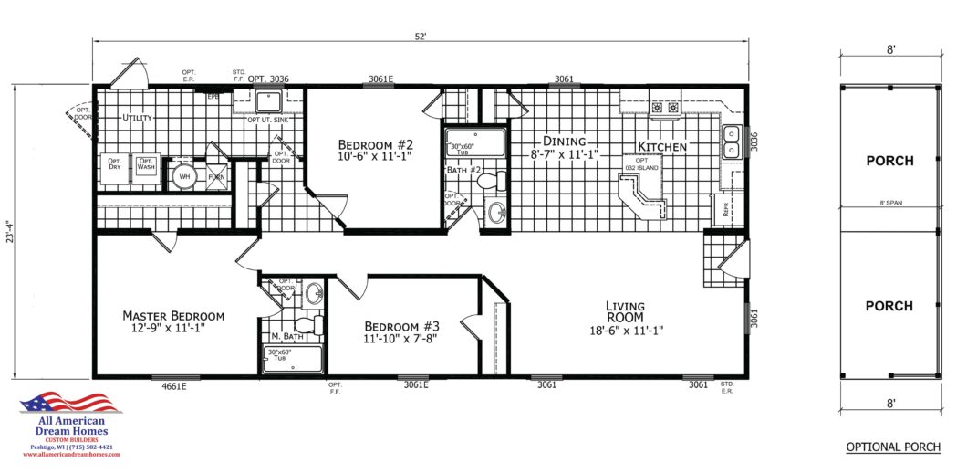 AAR-LIFESTYLE-2456 203-FLOORPLAN - All American Dream Homes AAR-LIFESTYLE-2456 203-FLOORPLAN | AADH