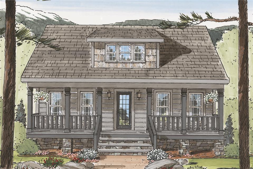 AARC-BENCHMARK-CRAFTSMAN COTTAGE II EXTERIOR - All American Dream Homes AARC-BENCHMARK-CRAFTSMAN COTTAGE II EXTERIOR | AADH