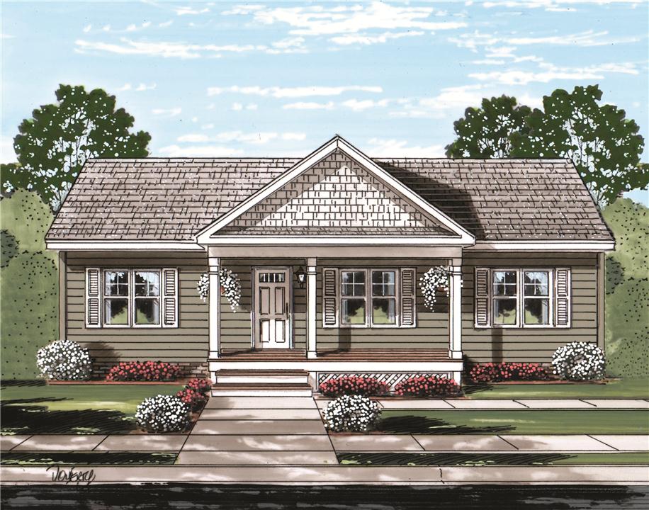AARC-HOMESTEAD-Azalea- Exterior - All American Dream Homes AARC-HOMESTEAD-Azalea- Exterior | AADH