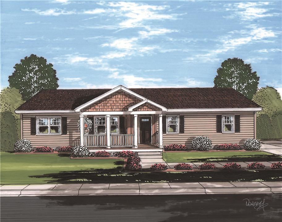 AARC-HOMESTEAD-Erwin- Exterior - All American Dream Homes AARC-HOMESTEAD-Erwin- Exterior | AADH