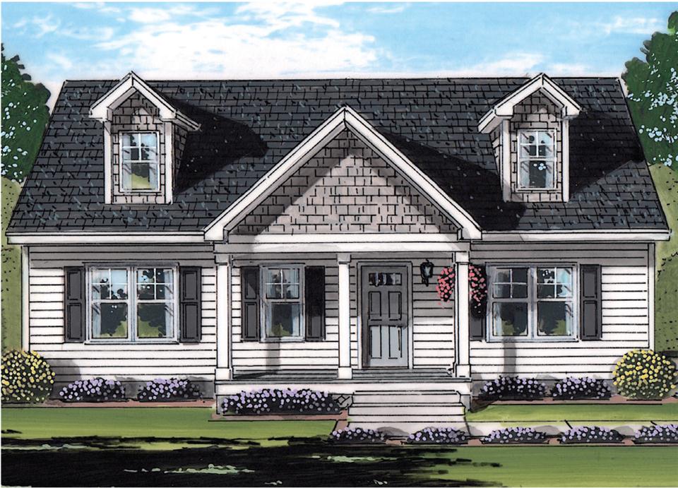AARC-HOMESTEAD-Fairfax II- Exterior - All American Dream Homes AARC-HOMESTEAD-Fairfax II- Exterior | AADH