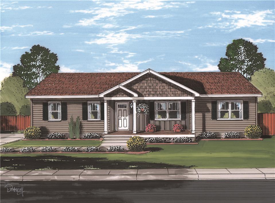 AARC-HOMESTEAD-Modified Elmira- Exterior - All American Dream Homes AARC-HOMESTEAD-Modified Elmira- Exterior | AADH