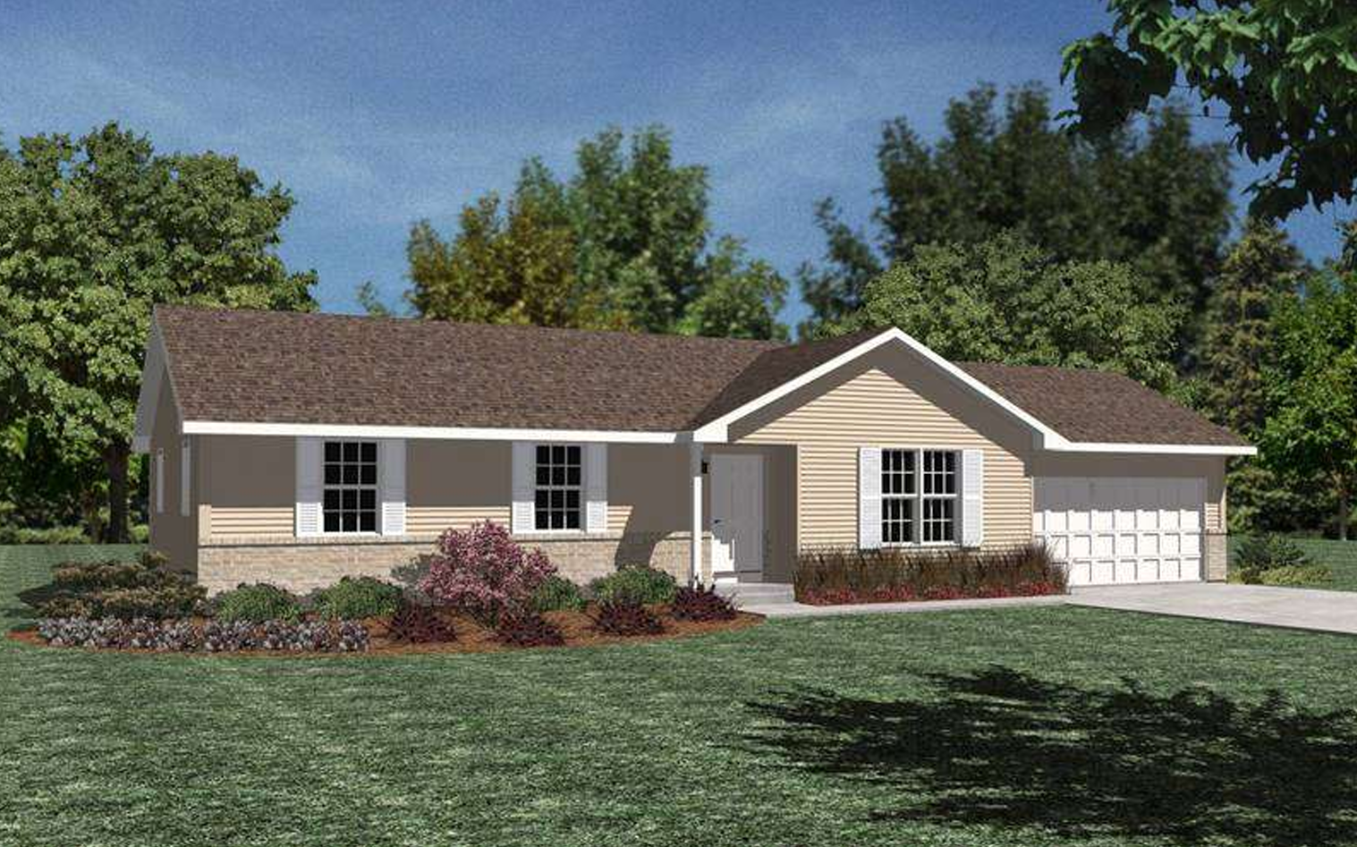 AAA-SINGLE-STORY-RANCH-MEADOW-WOOD-EXTERIOR-ELEVATION  | AADH