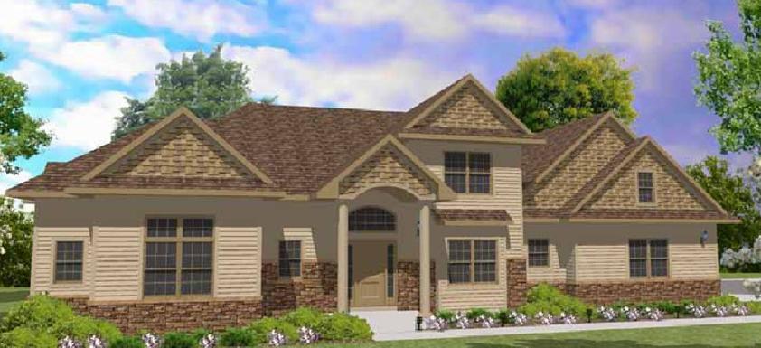 AAA-TWO-STORY-413-HICKORY-HILLS-EXTERIOR-ELEVATION - All American Dream Homes AAA-TWO-STORY-413-HICKORY-HILLS-EXTERIOR-ELEVATION | AADH