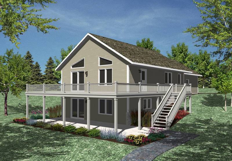 AAA-VACATION-PLANS-508-CISCO-EXTERIOR-ELEVATION - All American Dream Homes AAA-VACATION-PLANS-508-CISCO-EXTERIOR-ELEVATION | AADH