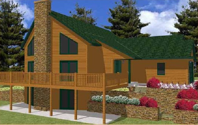 AAA-VACATION-PLANS-516-SEQUOIA-EXTERIOR-ELEVATION - All American Dream Homes AAA-VACATION-PLANS-516-SEQUOIA-EXTERIOR-ELEVATION | AADH