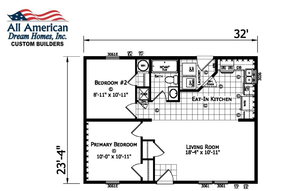 Casper 32′ All American Dream Homes
