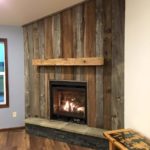 47. Custom Barnwood Fireplace