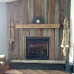 47.1  Custom Barnwood Fireplace