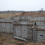 6.  Wall Forms ready for concrete