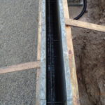 7. Wall Rebar positioned and ready to Pour
