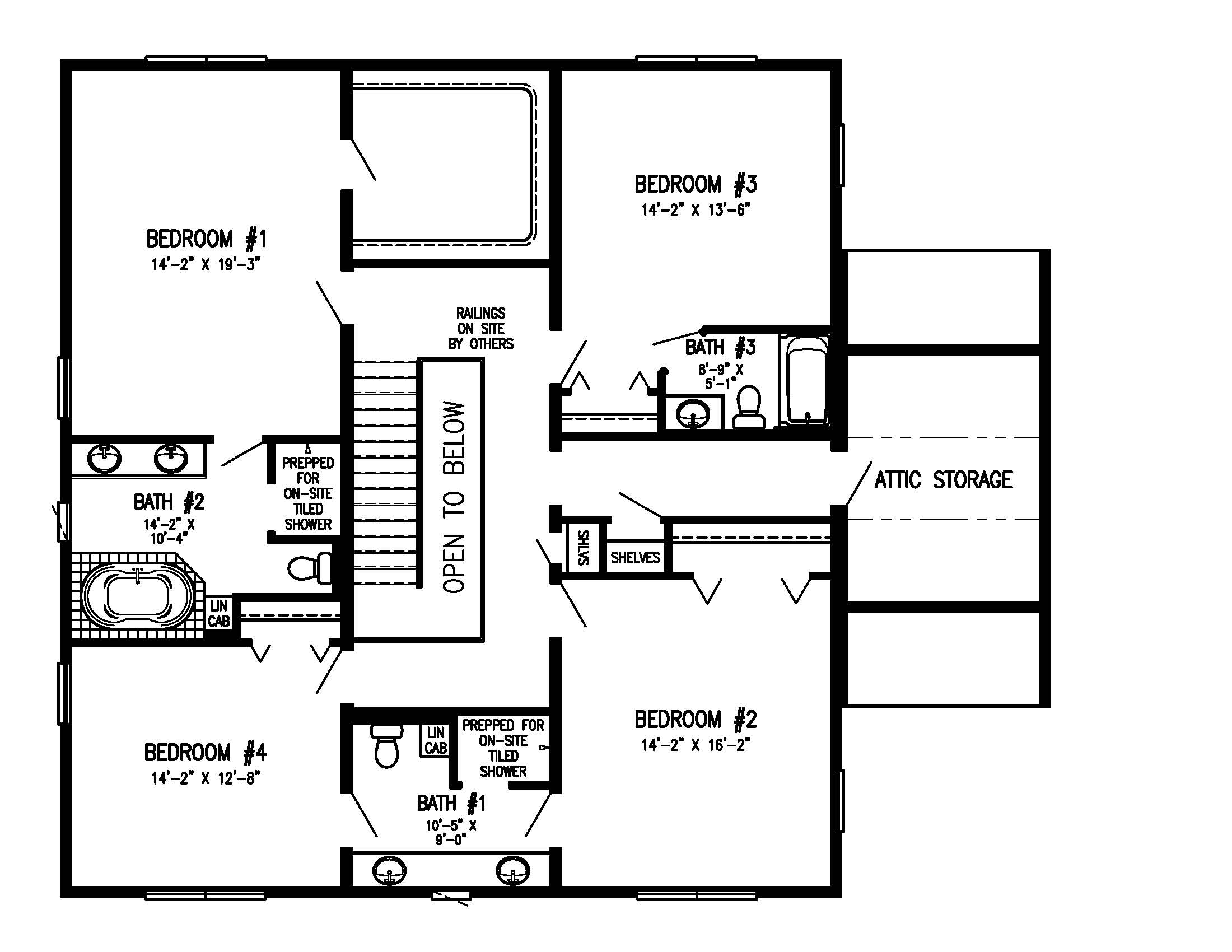 Providence 2nd Floor Plan All American Dream Homes
