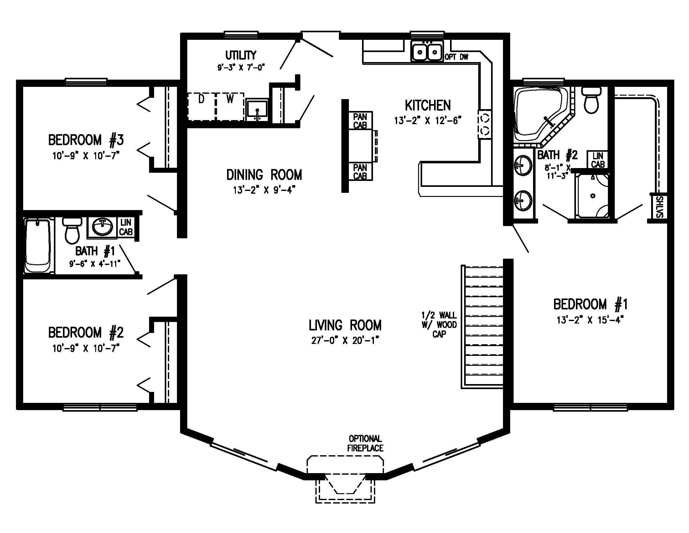 Sun Valley Floor Plan - All American Dream Homes