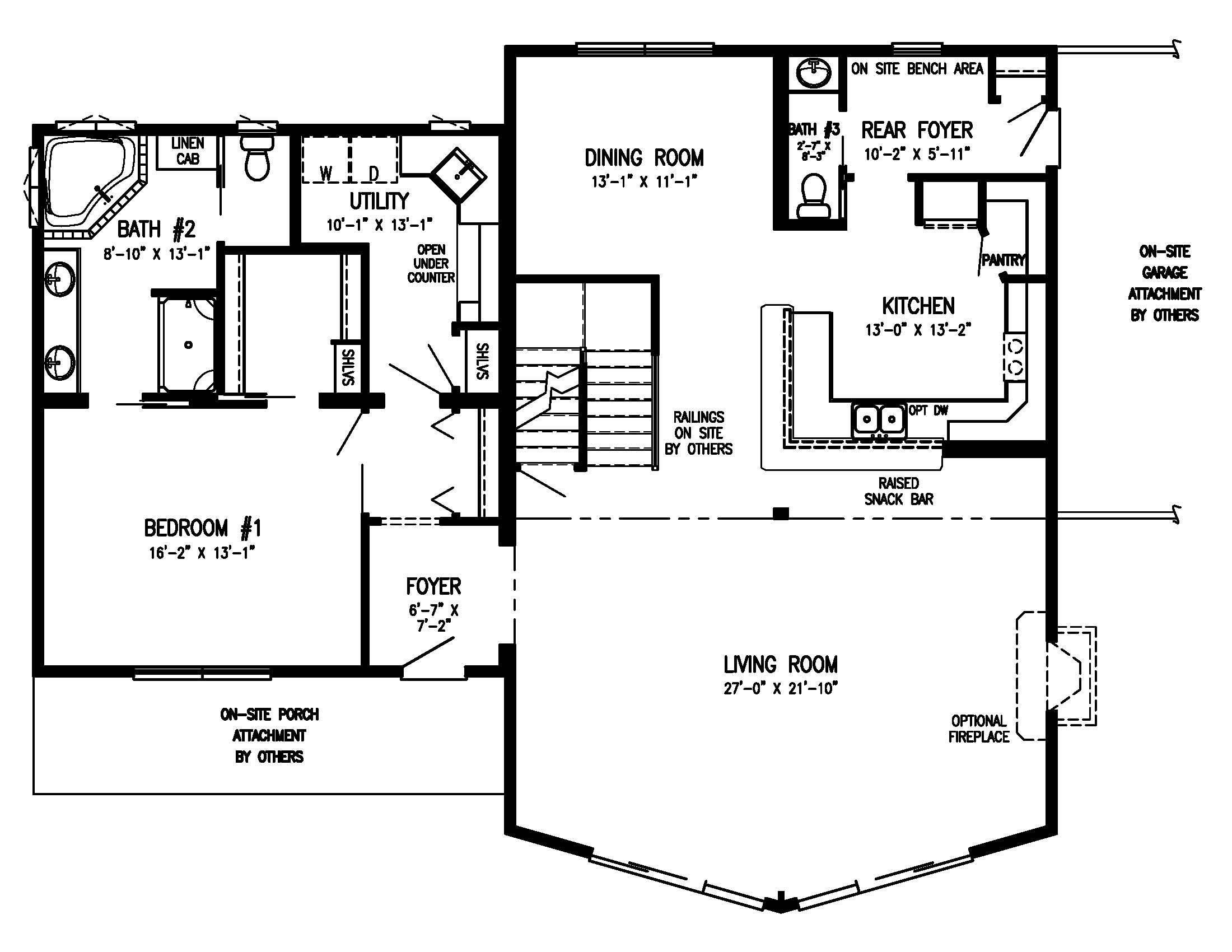 Timber Lodge 1st Floor Plan