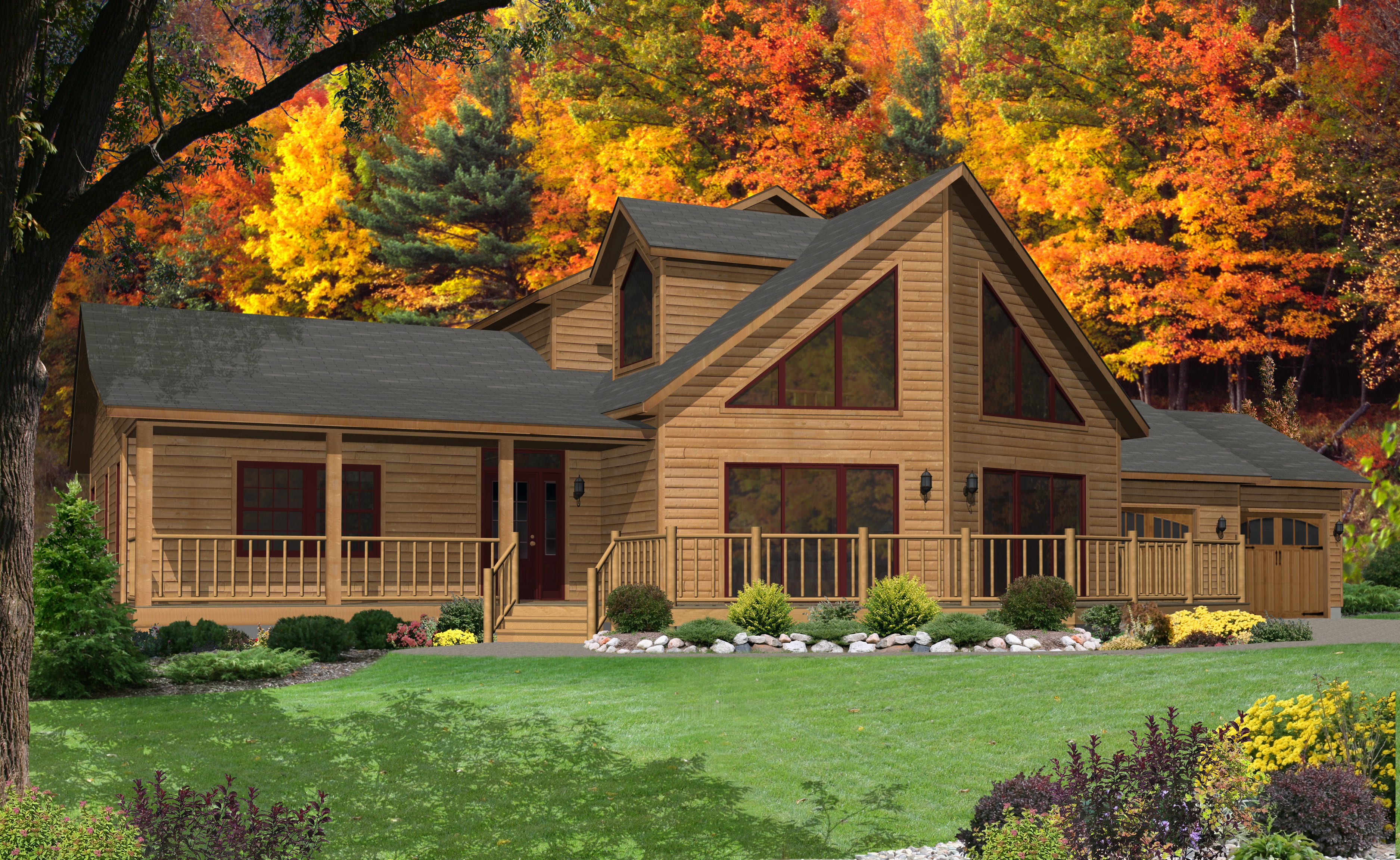 Timber Lodge All American Dream Homes 